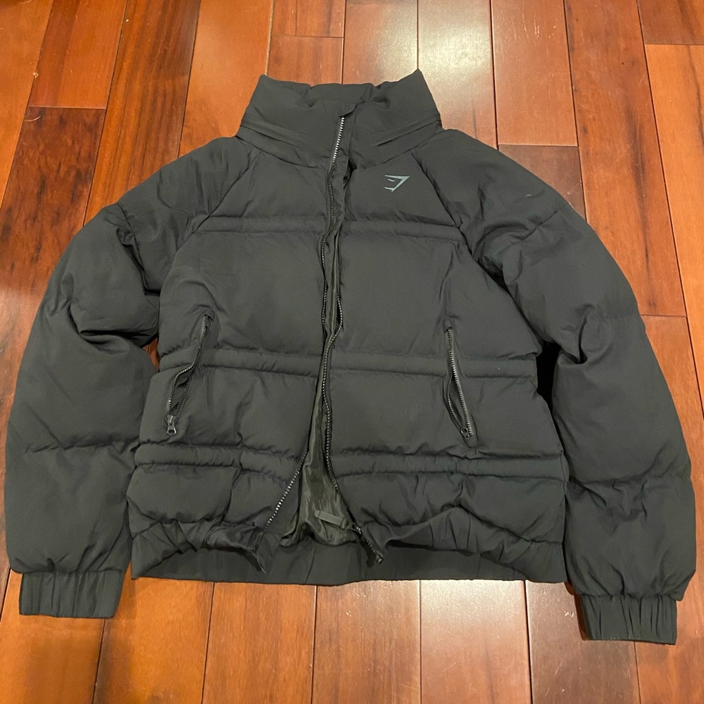 Gymshark Black Winter Coat (size L)